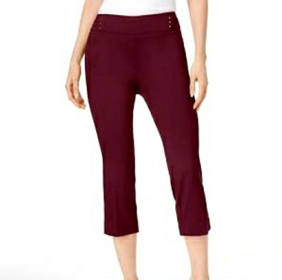 JM Collection Pants - Sale❣️❣️JM Collection Cherry Pie Capri Pants WP-2
